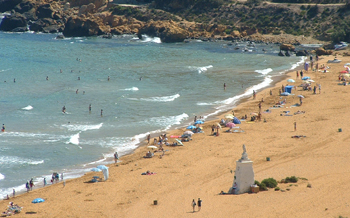 One fo the beatiful bays in the Maltese islands.