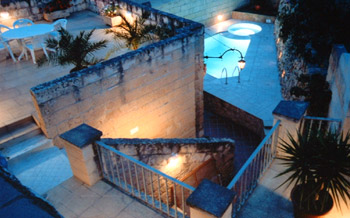 Terrace overlooking Pool Area